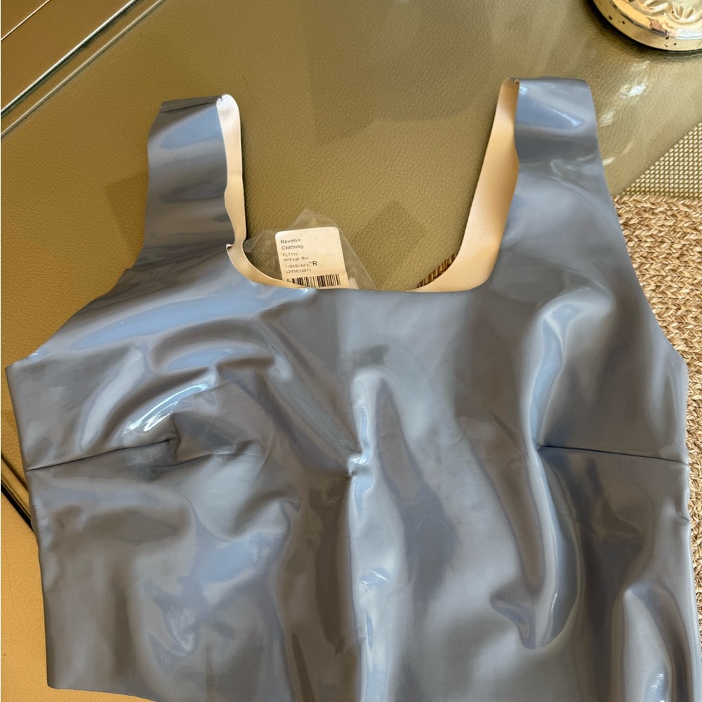 Commando Sleeveless Crop Top Bra latex